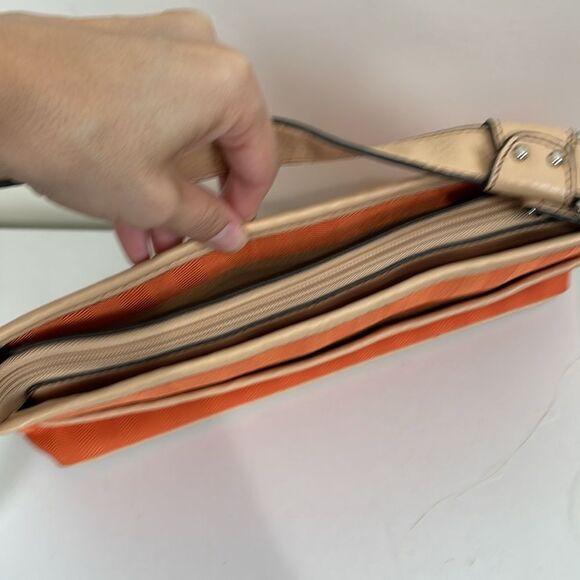 Etienne Aigner Shoulder Bag Medium Orange Purse - Picture 7 of 11